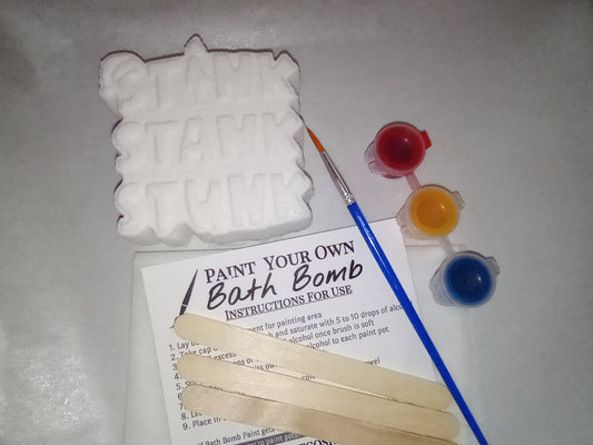 Paint Your Own Bath Bomb - STINK | STANK | STUNK