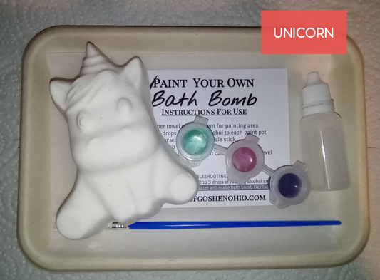 Paint Your Own Bath Bomb - Unicorn