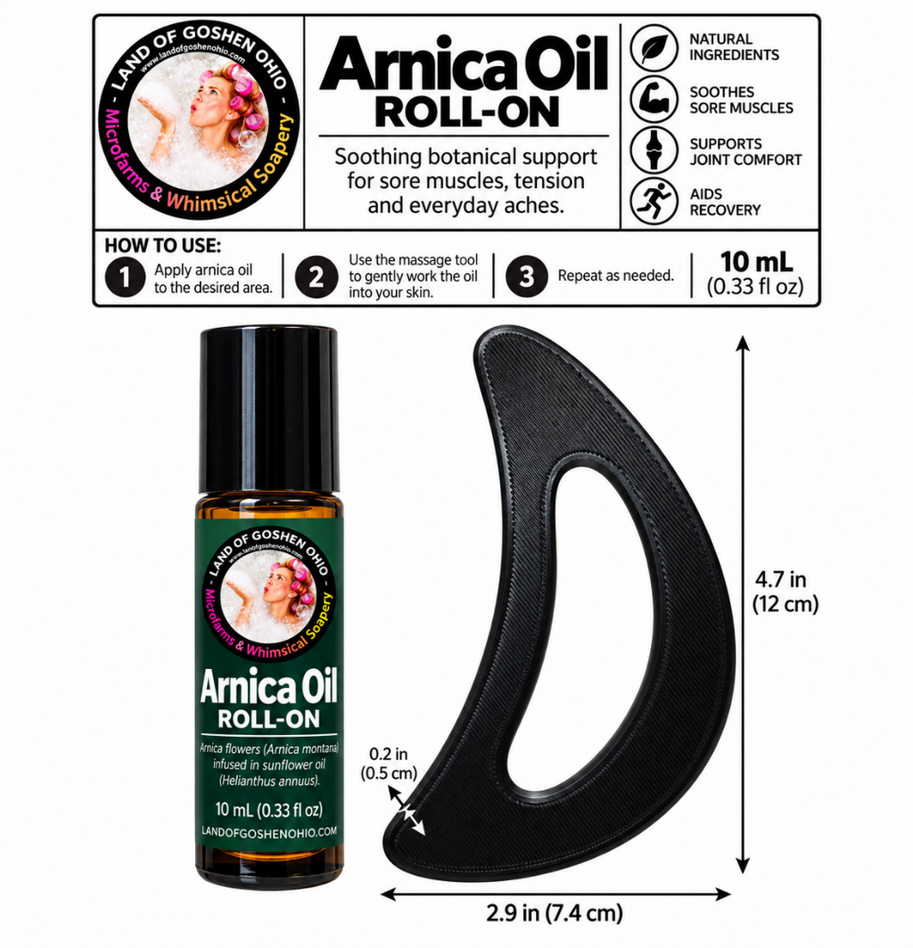 Arnica Roll On Oil & Massage Tool