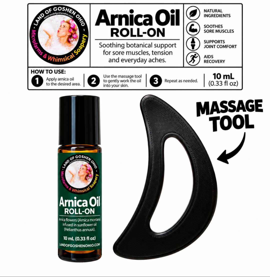 Arnica Roll On Oil & Massage Tool