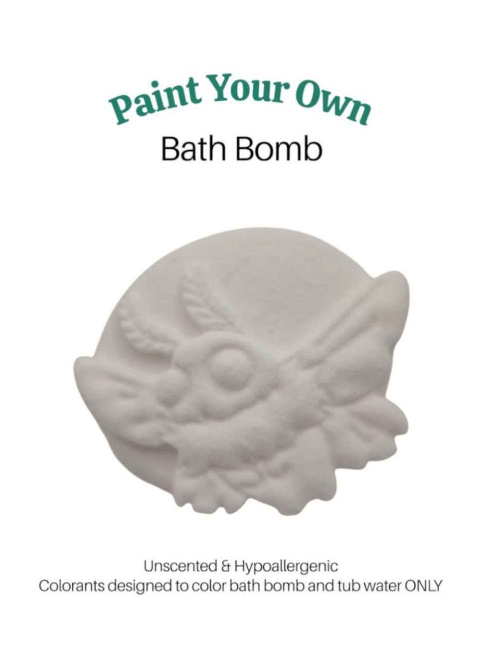 Paint Your Own Bath Bomb Kit - Mothman