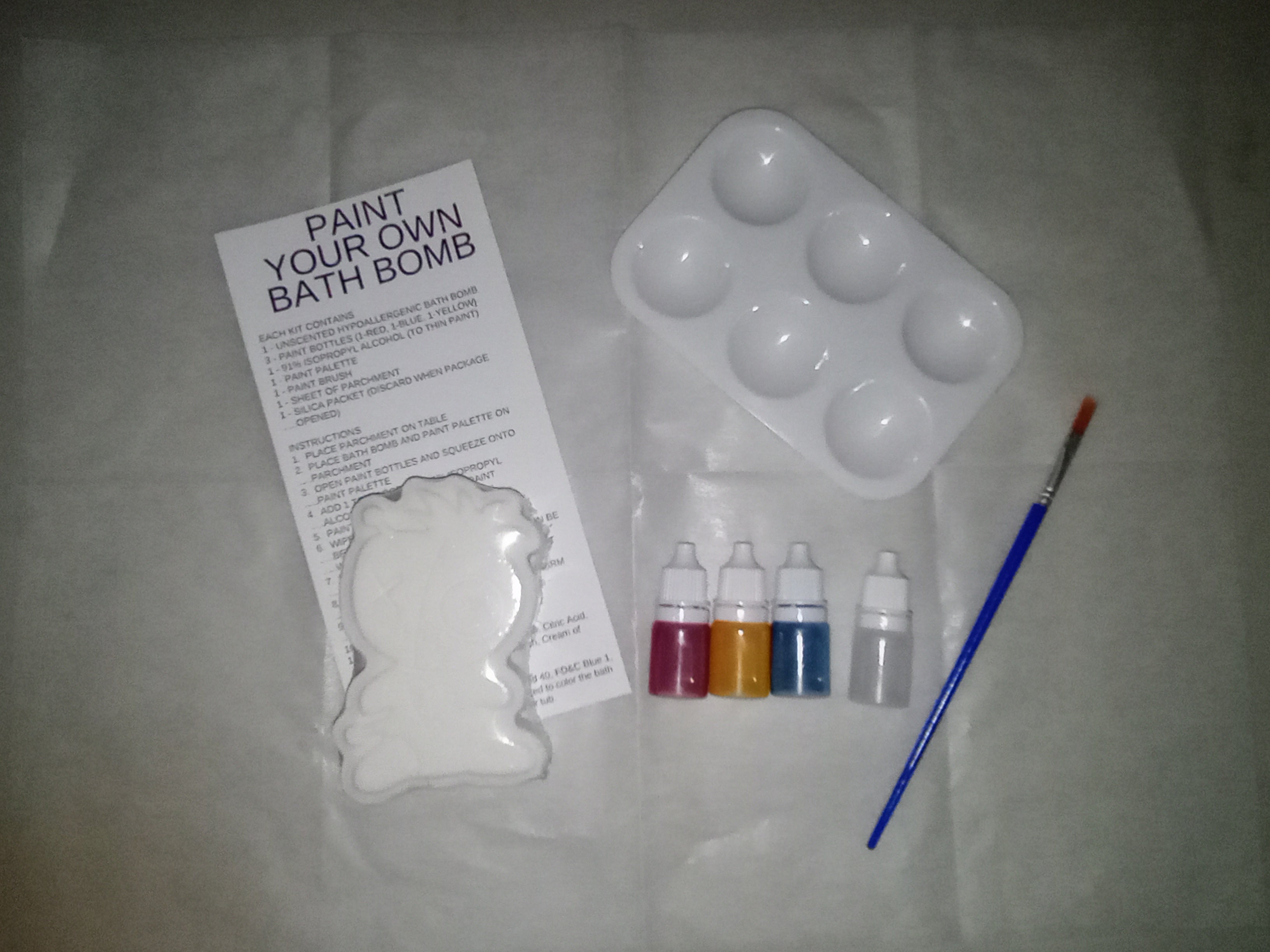 Paint Your Own Bath Bomb Kit - Vodoo Doll