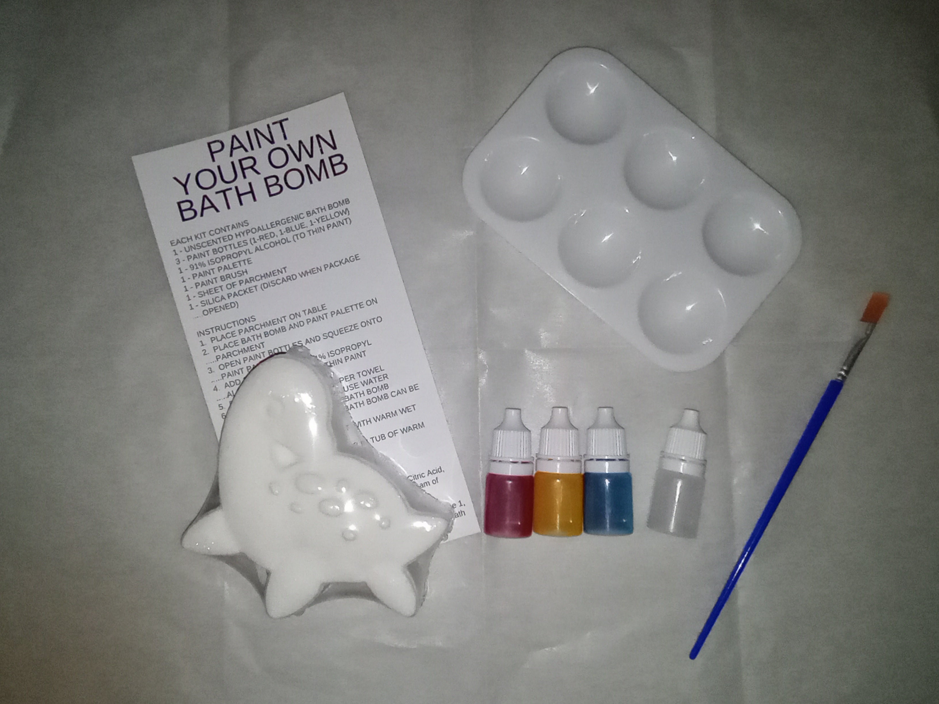 Paint Your Own Bath Bomb Kit - Nessie