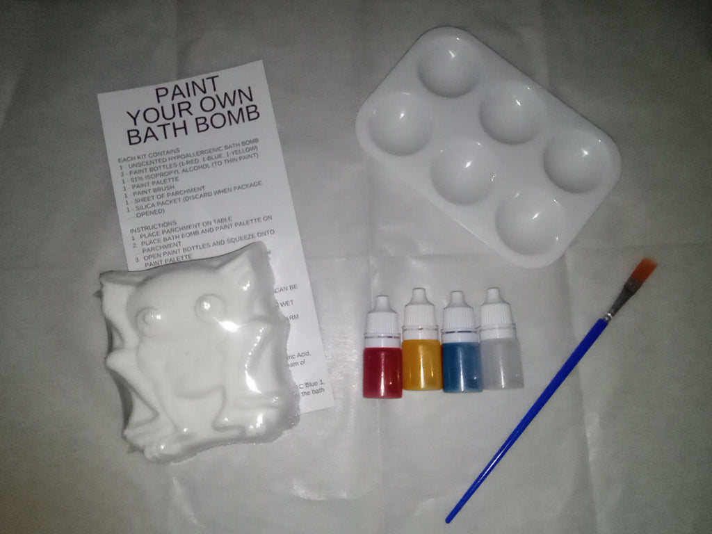Paint Your Own Bath Bomb Kit - Hopkinsville Goblin