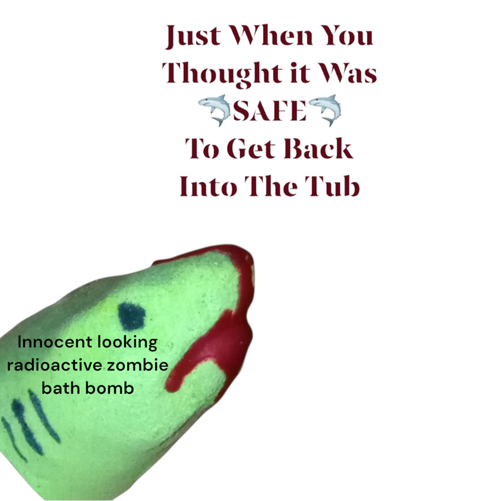 BATH BOMB - Radioactive Zombie Shark