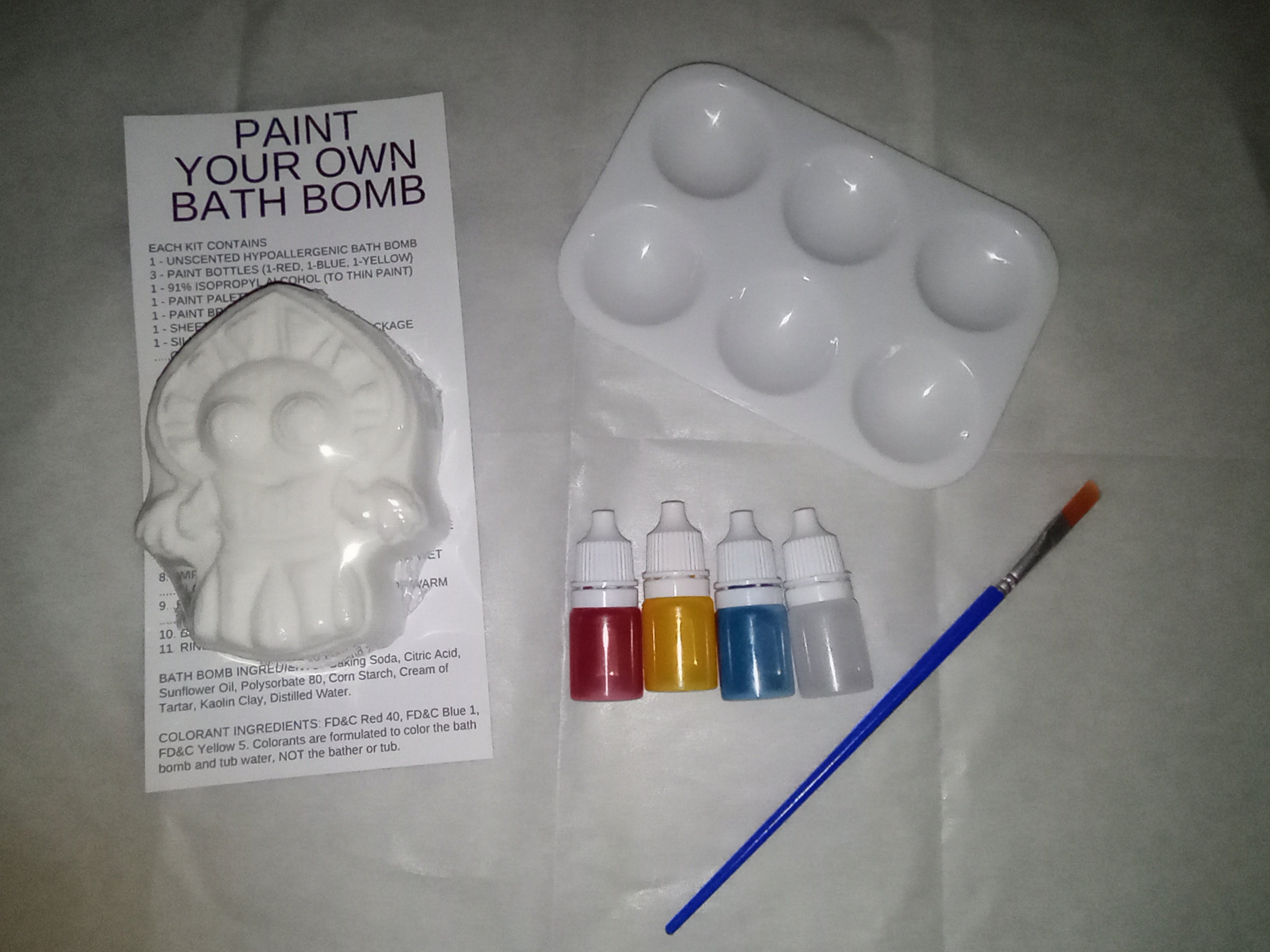 Paint Your Own Bath Bomb Kit - Flatwoods Monster