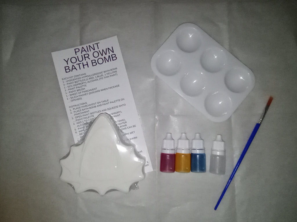 Paint Your Own Bath Bomb Kit - Shark