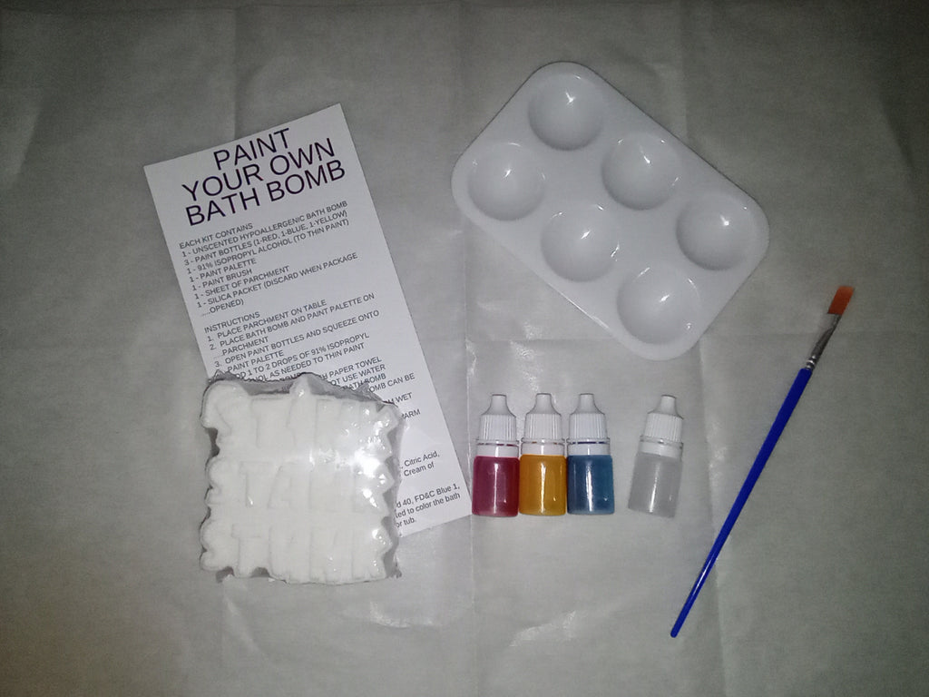 Paint Your Own Bath Bomb Kit - Stink Stank Stunk