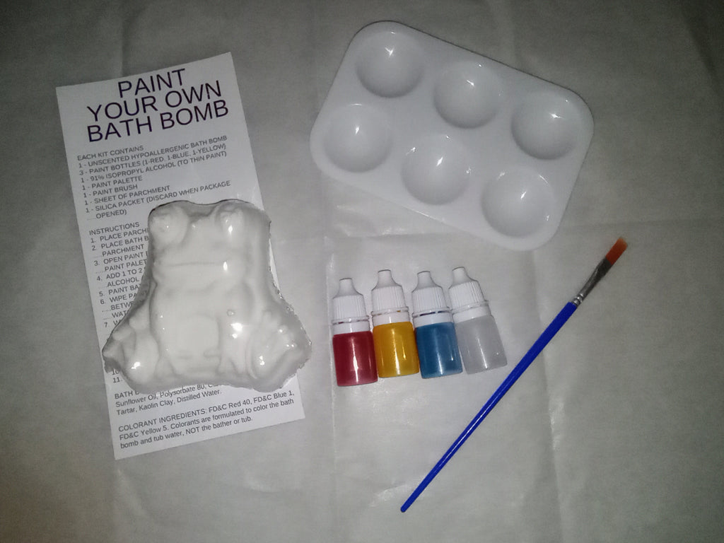 Paint Your Own Bath Bomb Kit - Loveland Frogman