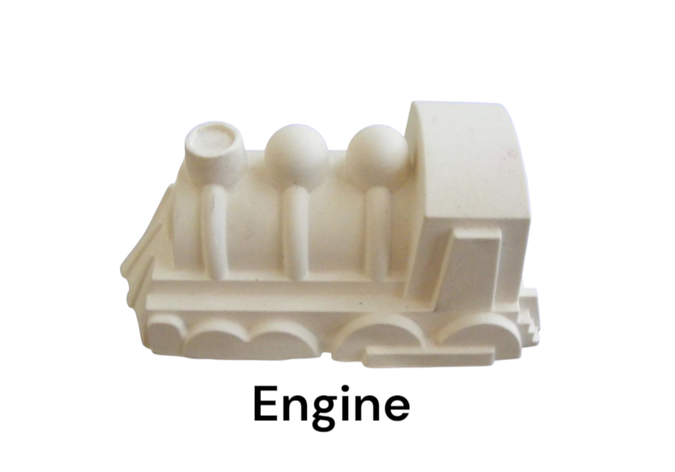 Paint Your Own Bath Bomb Kit - Five Car Train Set